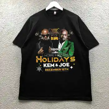 Kem & Joe T-Shirt pánske XL Krátke Sleeve Domov Na Dovolenku Grafické Čierna
