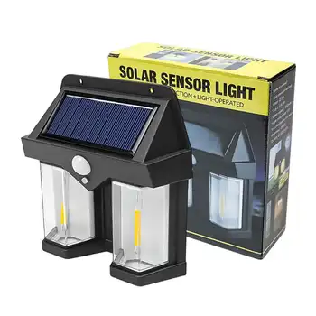 Solárne Nástenné Svietidlá S 3 Režimami 1200mAH Nabíjateľnú Batériu, LED Steny Sconces Ultra Svetlé Vonkajšie Solárne Nástenné Svietidlo