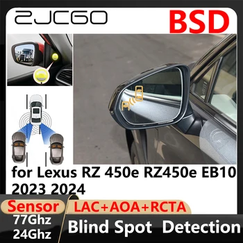 ZJCGO BSD Blind Spot Detection, pri Zmene jazdného Pruhu Pomáha Parkovanie Jazdy Warnin Upozornenie pre Lexus RZ 450e RZ450e EB10 2023 2024