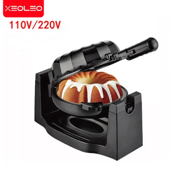XEOLEO Flip Chlieb Stroj Obchodné Multifunkčné Domov Cake Maker Raňajky obojstranné Kúrenie Dezert 1800W 220V/110V
