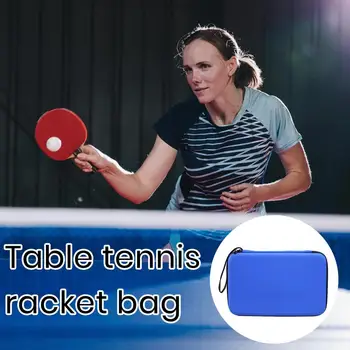 Pohodlný Ľahký Stolný Tenis Bat Prípade Mäkké Obloženie Ping-Pong Pádlo Skladovanie Taška Loptu Container Item Skladovanie