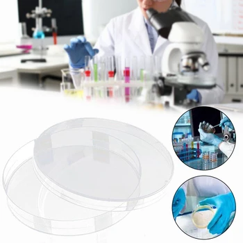 Plastové Petriho LidDishes S 50 Ks Priehľadné Biologické Petriho Misky Pre Pestovanie Rastlín