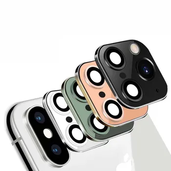 Pre iPhone X/XS Max Objektív Fotoaparátu Nálepky Plný Kryt Objektívu Kryt Zadnej Kamery Protector Ochranná Fólia Kryt Chránič Prípade