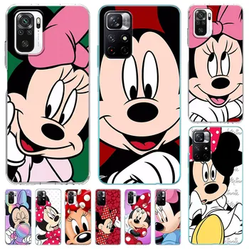 Minnie Mouse Mickey Prípade pre Xiao Redmi Poznámka 12 Pro Plus 11 11s 10 10 8 11E 9 8T 9T 11T 7 9S 6 5 Pro TPU Mäkký Kryt Telefónu